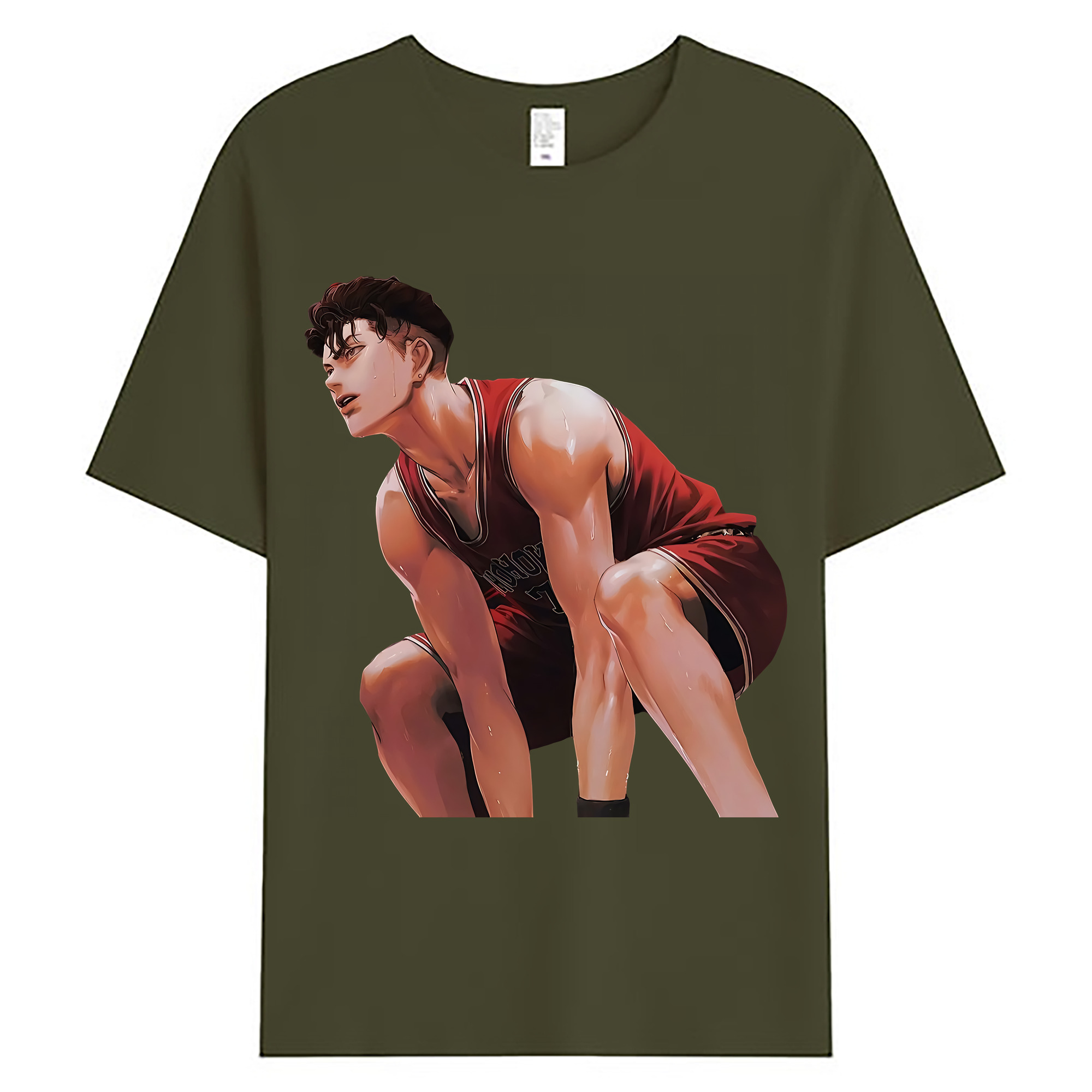 （画像用） SLAM DUNK／スラムダンク 綿100％ メンズ半袖Tシャツ｜肌触りやわらか＆通気性